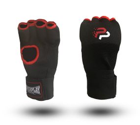 Бинти-рукавиці PowerPlay 3096 з гелевими подушечками Чорні M