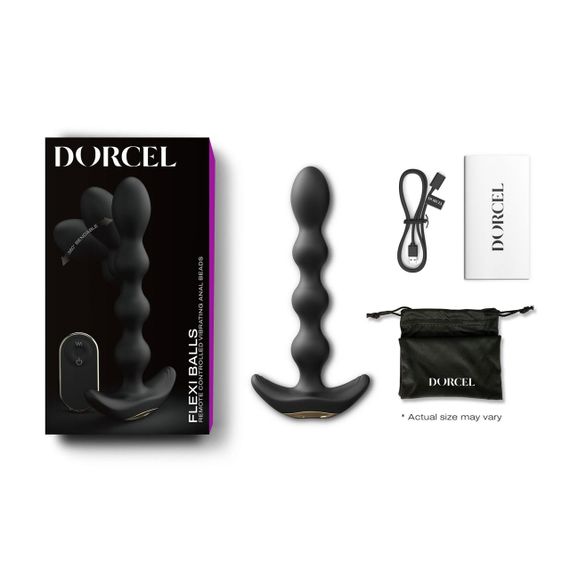 Анальный вибратор-бусы Dorcel FLEXI BALLS, гибкий ствол, пульт ДУ Sex Aura | Зображення 5