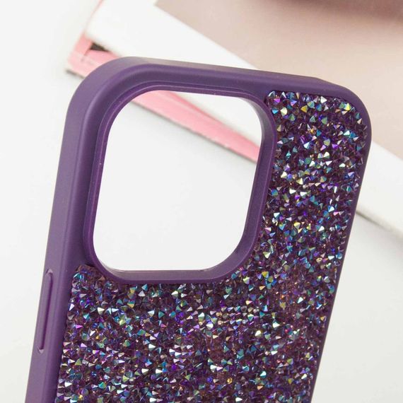 TPU чохол Bling World Rock Diamond для Apple iPhone 14 Pro Max (6.7") Червоний | Зображення 3