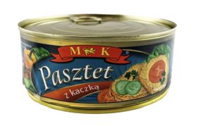 Паштет м'ясний з качкою MK, 300 г, ж/б Польща