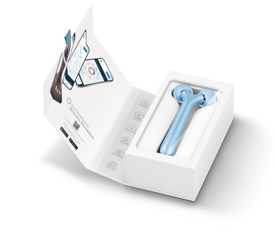 Електронний ультразвуковий ролик для обличчя GESKE Sonic Facial Roller 4в1 aquamarine | Зображення 8