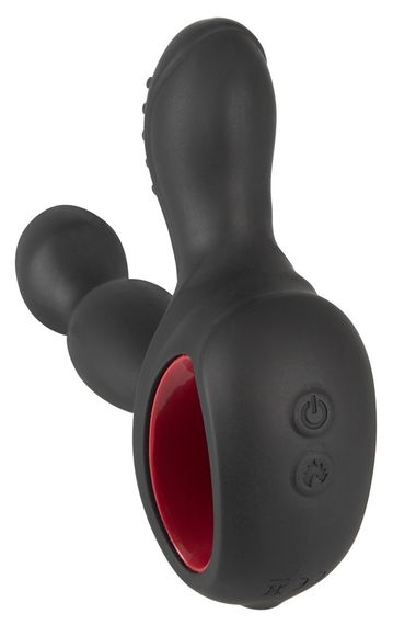 Вибростимулятор простаты с ротацией и подогревом You2Toys Silicone Prostate Plug, черный Sex Aura | Зображення 5
