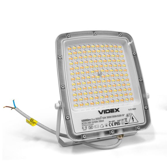 Світлодіодний прожектор VIDEX F5 100W 3000-5000-6500K 230V White (VL-F5-100CW) | Зображення 2