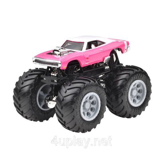 Подарочный набор 2 монстр-трака Хот Вилс Оригинал Hot Wheels Monster Trucks Rodger Dodger vs Dodge Charger | Зображення 4