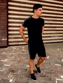 Футболка кант черн S M