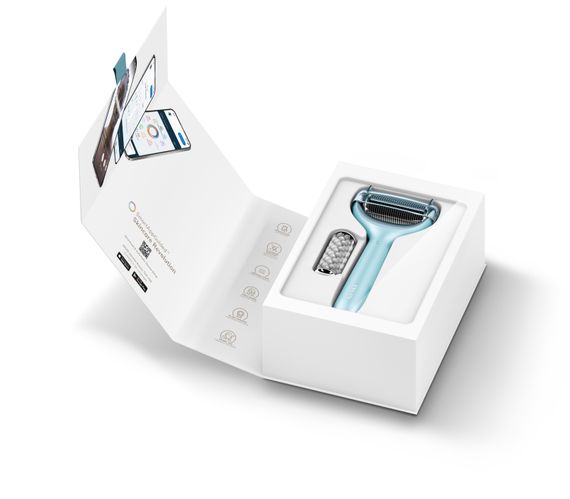 Електронний ролер для обличчя та тіла з мікроголками GESKE MicroNeedle Face&Body Roller 8в1 turquoise | Зображення 8