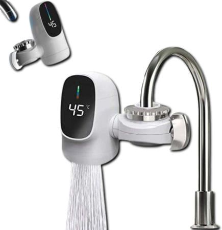 Водонагрівач WATER HEATER ZSW-D03 • Електрична насадка на кран з проточним водонагрівачем і LCD дисплеєм