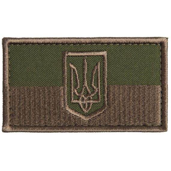 Шеврон IDEIA 87049 Україна 5*8  габардин Хакі