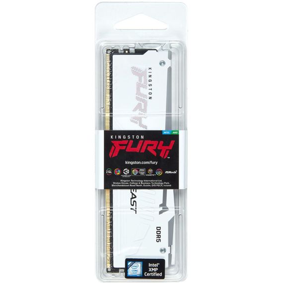 Модуль памяти для компьютера DDR5 32GB 6000 MHz Renegade White XMP Kingston Fury (ex.HyperX) (KF560C30BWA-32) | Зображення 3