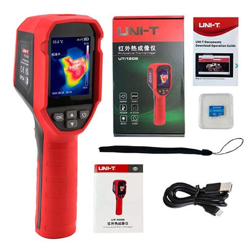 Профессиональный ИК тепловизор UNI-T UTi120S, IP54 LCD АКБ, карта 16ГБ | Зображення 5