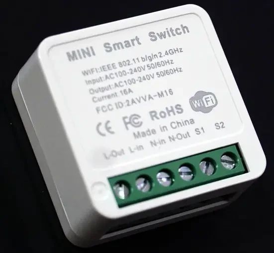 Умное wi-fi релле Smart Home 16A Беспроводной выключатель WiFi Smart Switch 16A | Зображення 9