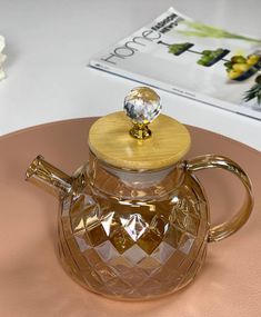 Заварник Olens Бурштиновий Ромбус 102-978 600 мл золотистий