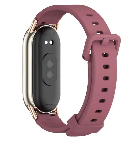 Силиконовый ремешок Mijobs для фитнес браслета Xiaomi Mi Smart Band 8 - Purple | Зображення 2