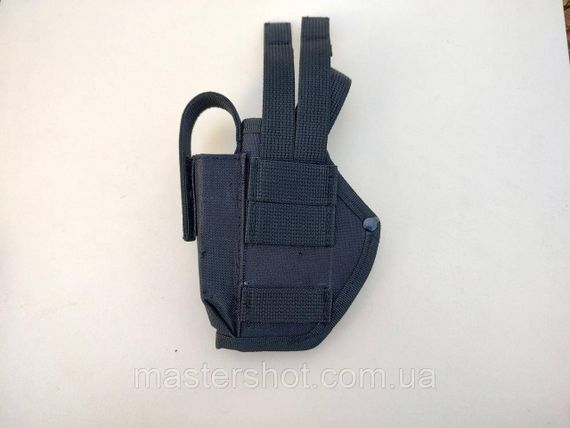 Кобура Форт 17 на Моллі поясна з чохлом під магазин з фіксацією на системі Molle колір чорний MS | Зображення 2