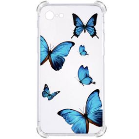 Прозорий протиударний чохол для Iphone SE 2 2020 / Iphone SE 3 2022 / Iphone 8 / Iphone 7 З принтом: Метелики