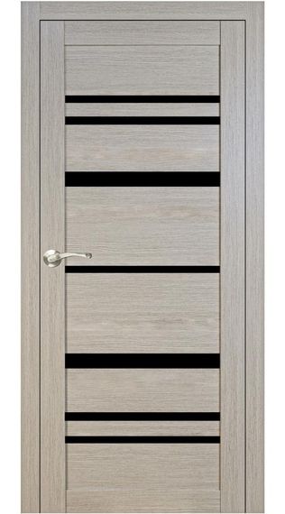 Двері Portalino PL-ECO-4 BLK ПВХ плівка Горна модрина