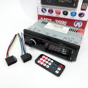 Автомагнітофон для авто MP3, Магнітола в машину з флешкою, Штатна автомагнітола 1 машина 1din FS-84