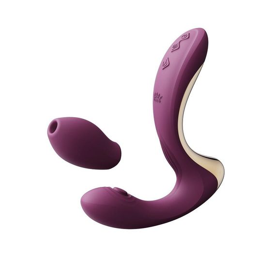 Вібратор-пульсатор з вакуумною насадкою Zalo – Talis G-Spot PulseWave Vibrator Velvet Purple Sex Aura