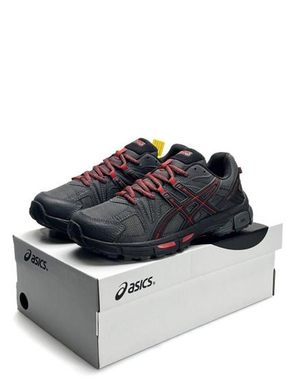 Кросівки ASICS Gel-Kahana 8 GTX All Black Grey Red весна / осінь A4539 43 | Зображення 3