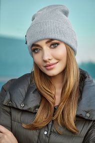 Шапка «Бостон» светло-серый