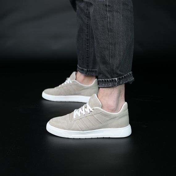 Кеди чоловічі замшеві 591345 Бежеві 40 41 42 43 44 45 | Зображення 8