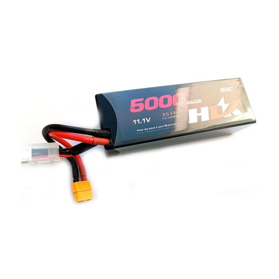 Акумулятор HLK 11.1v 5000 mAh Li-Po 3s 50C Hard Case коннектор XT60
