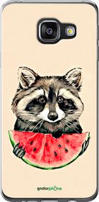 Чохол на Samsung Galaxy A3 (2016) A310F Єнотик з кавуном "4605t-159-2448"