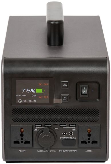 Портативна електростанція Houny 1036.8 Вт·ч/1000 Вт Портативна зарядка Електрогенератор Зарядна станція | Зображення 2