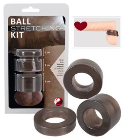 Набор эрекционных колец You2Toys Ball Stretching Kit, черный Sex Aura