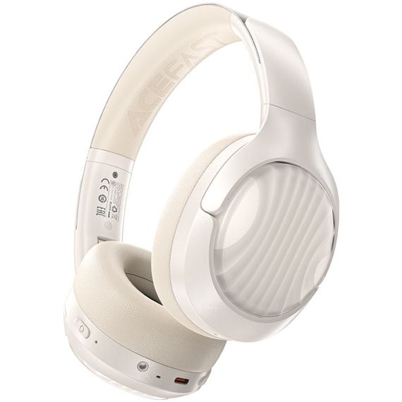 Гарнітура Acefast H5 ANC, Bluetooth, Milky white | Зображення 2