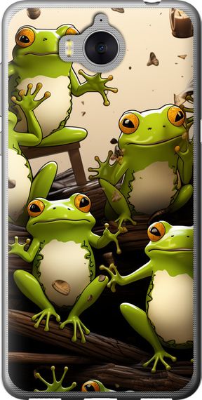 Чехол на Huawei Y5 2017 Жабки "5656u-992-17620"