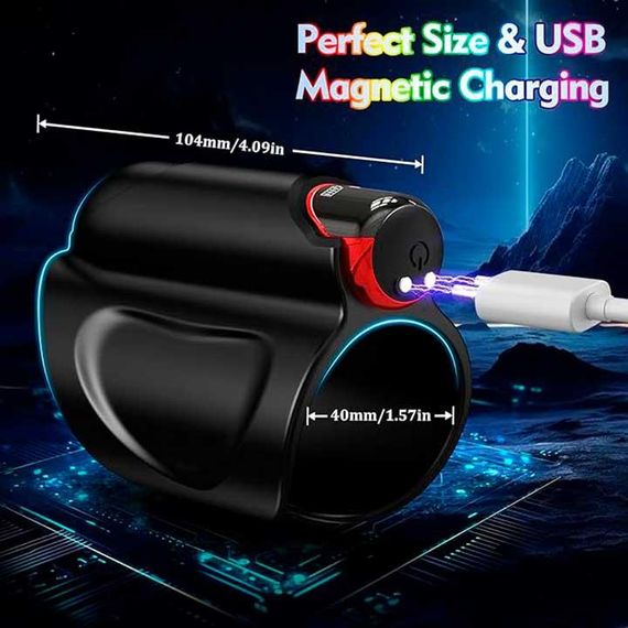 Вибронасадка на пенис, мастурбатор, вибропуля Blowmotion  3 в 1 | Зображення 1