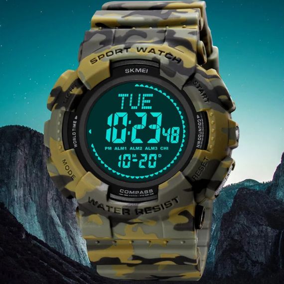 Чоловічий годинник Skmei 2195CMGN Camo Green | Зображення 2