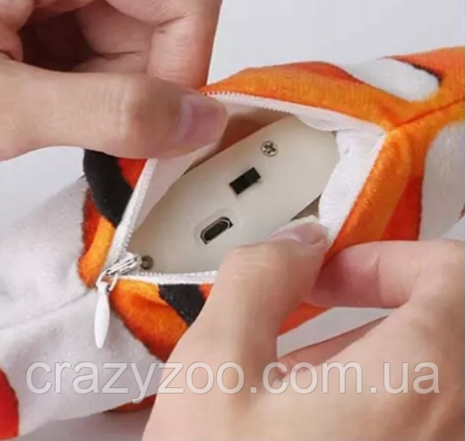 Іграшка для котів механічна вібро риба Клоун 25 см | Зображення 7