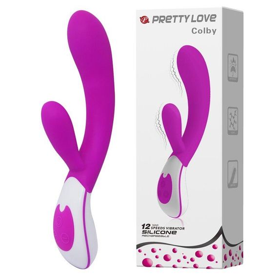 Перезаряджаючий акумуляторний вібратор PRETTY LOVE Colby, BI - 014231-1 sexstyle