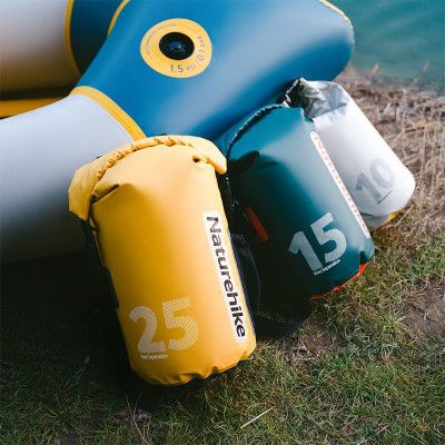 Гермомешок Naturehike CNK2300BS017 10 л білий (6976023925375) | Зображення 5