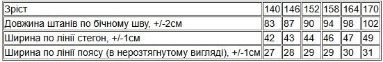 Штани для дівчинки (підліткові) Носи своє 164 Капучіно (p-8599-181219) | Зображення 2