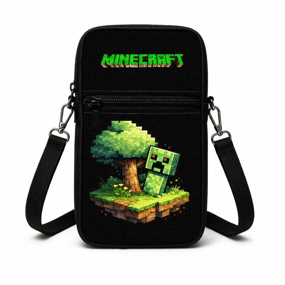 Сумка-чохол для телефону Minecraft,дитяча сумка через плече, водонепроникна міні-сумка (4760)