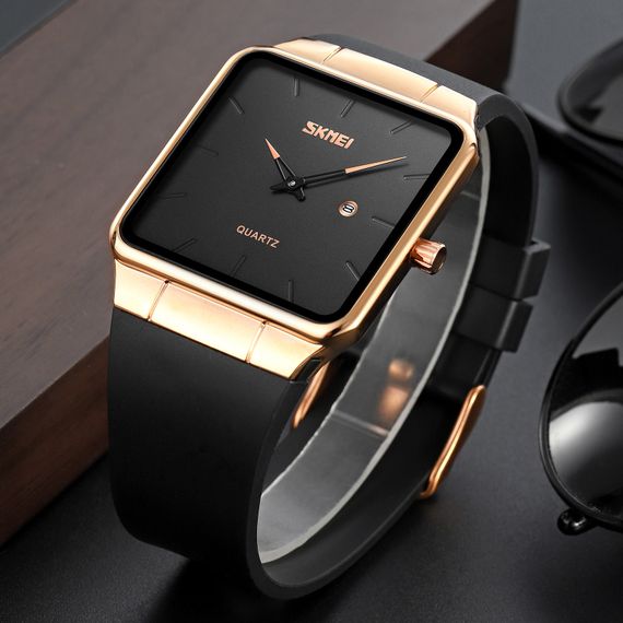 Наручний годинник Skmei 1961RGBK Rose Gold-Black | Зображення 2