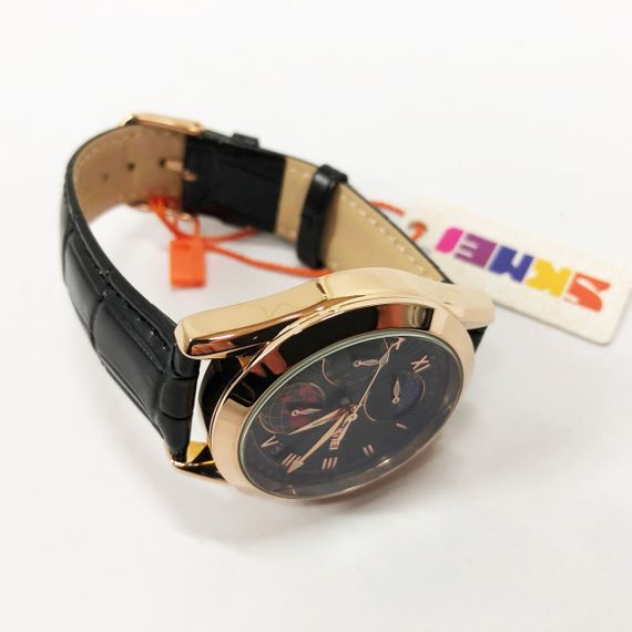 Елегантні годинники для чоловіків SKMEI 9236RGBK, Чоловічі наручні годинники незвичайні стильні CY-44 | Зображення 6