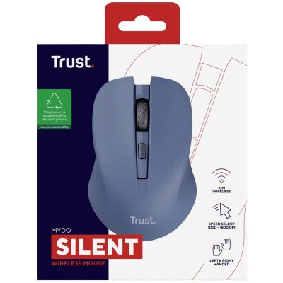Мышка Trust Mydo Silent Wireless Blue (25041) | Зображення 8