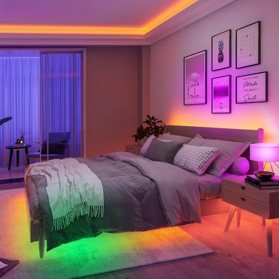 Стрічка світлодіодна Govee  розумна H619С RGBIC Basic Wi-Fi + Bluetooth LED Strip Light With Protective Coating 10м Білий (H619C3D1) | Зображення 9