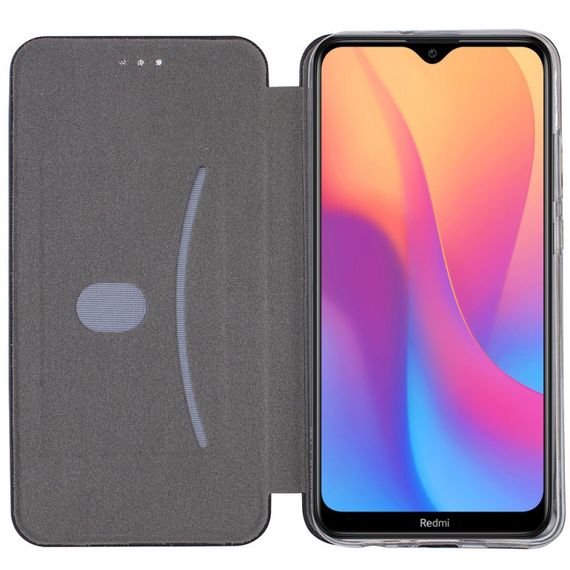 Шкіряний чохол-книжка Classy для Xiaomi Redmi 8a Чорний | Зображення 2