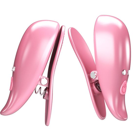 Вібростимулятори для сосків Pretty Love - Leaf, 10 vibration functions, BI-300036 Sex Aura | Зображення 1
