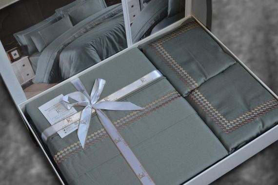 Постільна білизна First Choice V. I. P Satin Moonlight 200 х 220 см Gomez Moonmist | Зображення 3