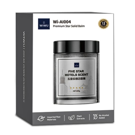 Ароматизатор у машину WIWU Wi-Ai004 Premium Star Solid Balm Grey | Зображення 1