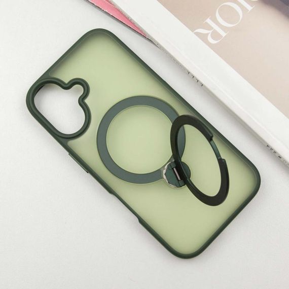 Чохол Ummi Colorful with MagSafe HQ Ring для Apple iPhone 16 (6.1") Green | Зображення 2