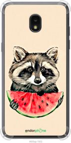 Чохол на Samsung Galaxy J7 2018 Єнотик з кавуном "4605sp-1502-2448"