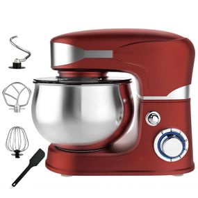 Міксер для 2600Вт Crownberg CB-3408 планетарний тістоміс з чашею 5л на 6 швидкостей з імпульсним режимом GA-96