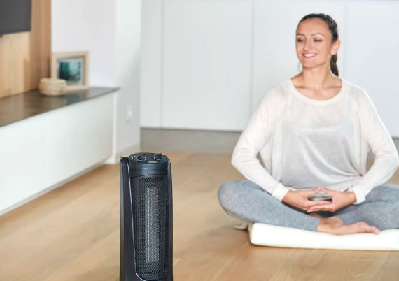 Тепловентилятор BLACK+DECKER 2,0 кВт, площа обігріву 20 кв.м., Підлоговий, Чорний (BXSH2002E) | Зображення 7